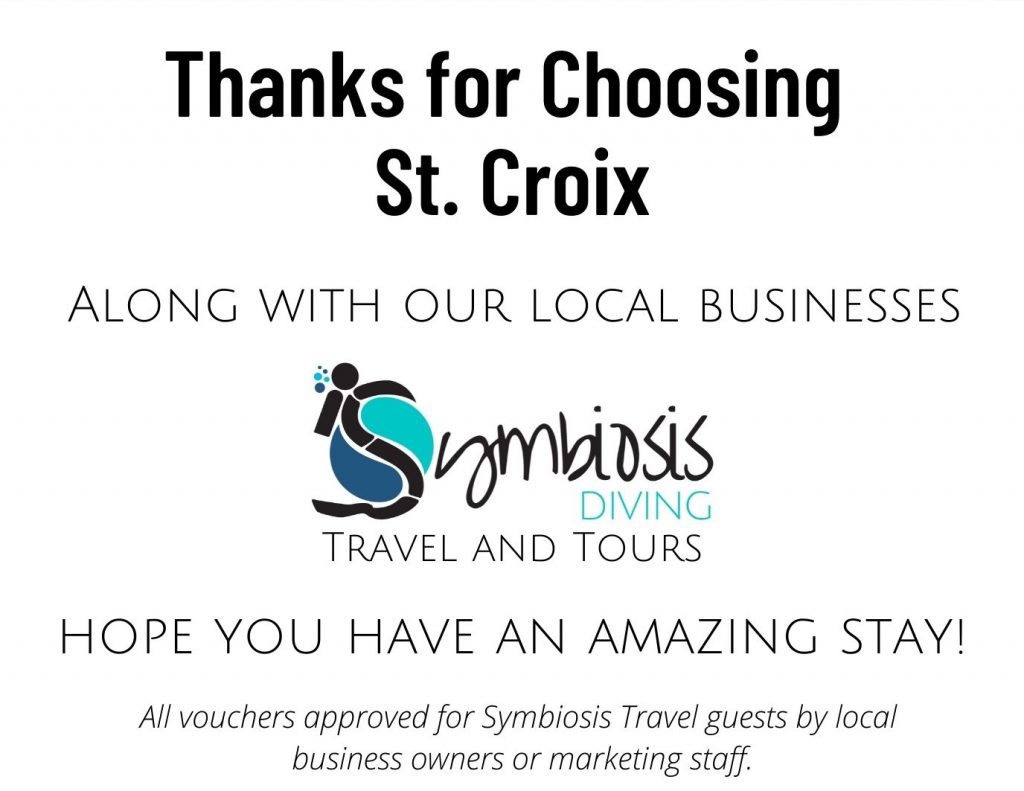 Symbiosis Diving Guest St Croix Welcome Pack